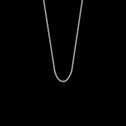 Łańcuszek cienki klasyczny posrebrzany^Lilou Clearance
