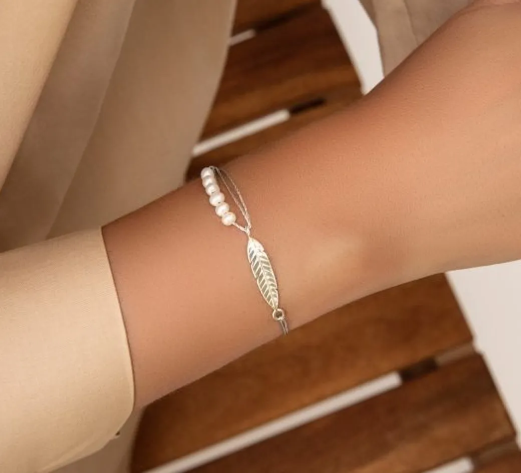 Bransoletka Charlotte srebrna^Lilou Discount