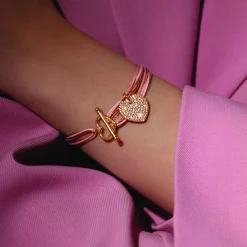 Bransoletka Walentynki Pink Love^Lilou Clearance