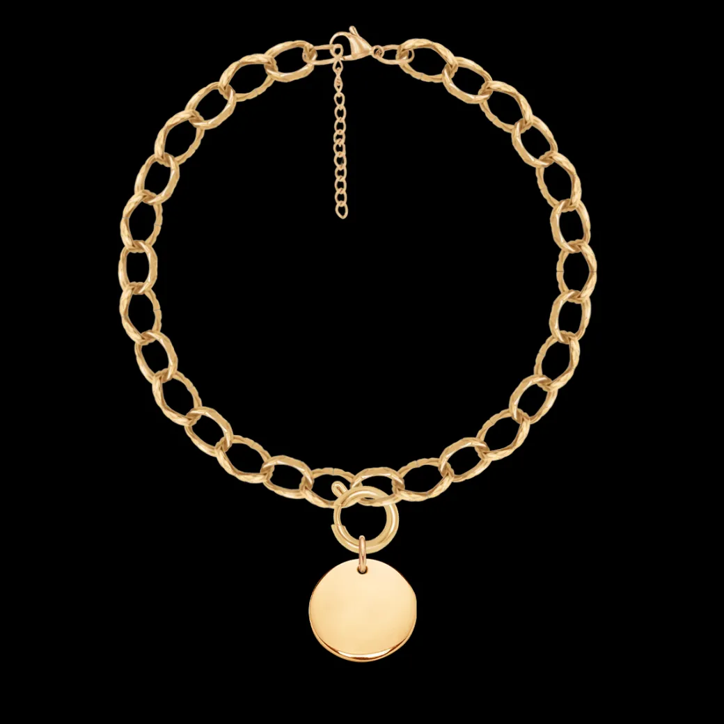 Bransoletka z pozłacanym medalikiem na Łańcuchu No.13^Lilou Sale