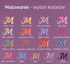 Brelok medalik fioletowy z okuciem w srebrnym kolorze^Lilou Hot