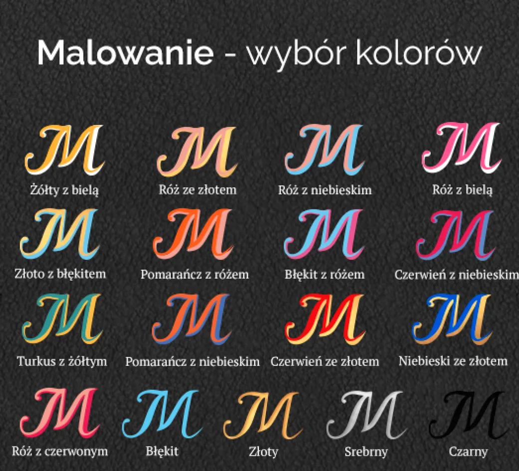 Brelok serce czarne z okuciem w złotym kolorze^Lilou Fashion