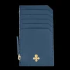 Card holder skórzany w kolorze granatowym^Lilou Fashion