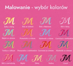 Card holder skórzany w kolorze fuksjowym z wytłoczoną koniczyną^Lilou Hot