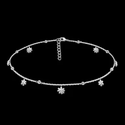 Choker Flowers srebrny^Lilou Online
