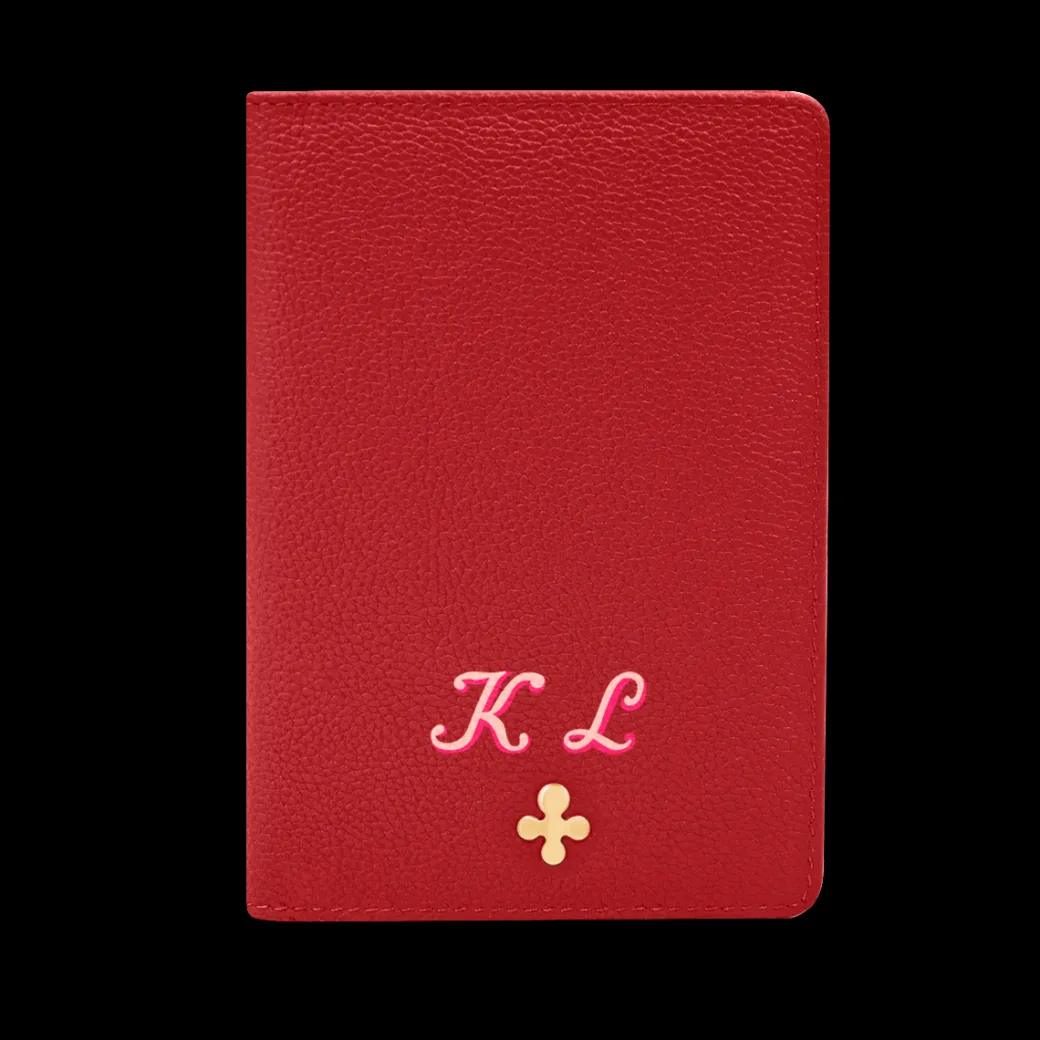 Etui na paszport w kolorze czerwonym^Lilou Clearance