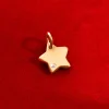 gwiazdka 1 cm z diamentem HI SI 1,2 mm ZŁOTO ŻÓŁTE^Lilou Hot