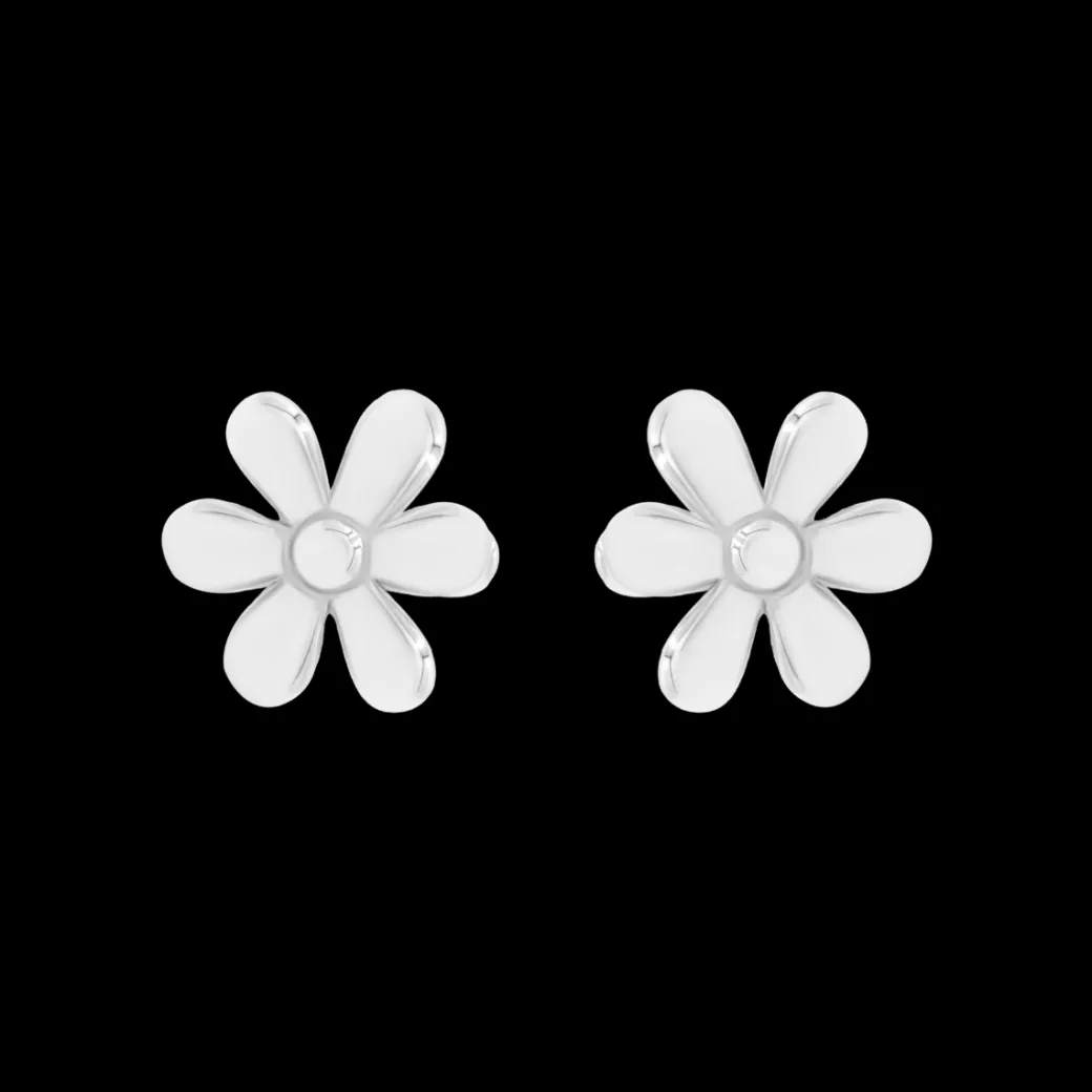 Kolczyki Flowers na sztyfcie srebrne^Lilou New