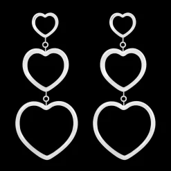 Kolczyki Hearts posrebrzane^Lilou New