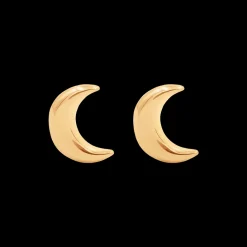 Kolczyki Lune na sztyfcie pozłacane^Lilou Online