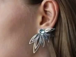 Kolczyki Sunshine z niebieskim kwarcem^Lilou Fashion