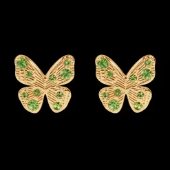 Kolczyki sztyfty Papillon, pozłacane^Lilou Fashion