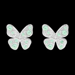Kolczyki sztyfty Papillon posrebrzane^Lilou Online