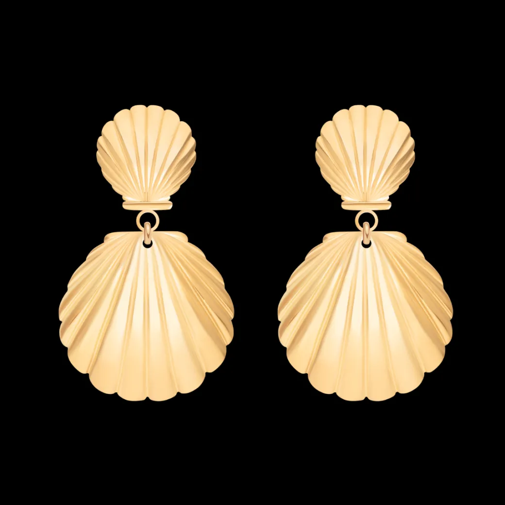 Kolczyki Venus 3,4 cm pozłacane^Lilou Sale