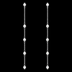 Kolczyki wiszące Pearls I posrebrzane^Lilou Fashion
