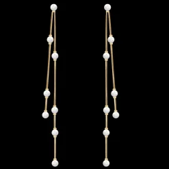 Kolczyki wiszące Pearls II pozłacane^Lilou Sale