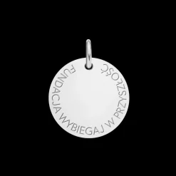 Medalik 1,5 cm, Fundacja wybiegaj w przyszłość, posrebrzany^Lilou Online