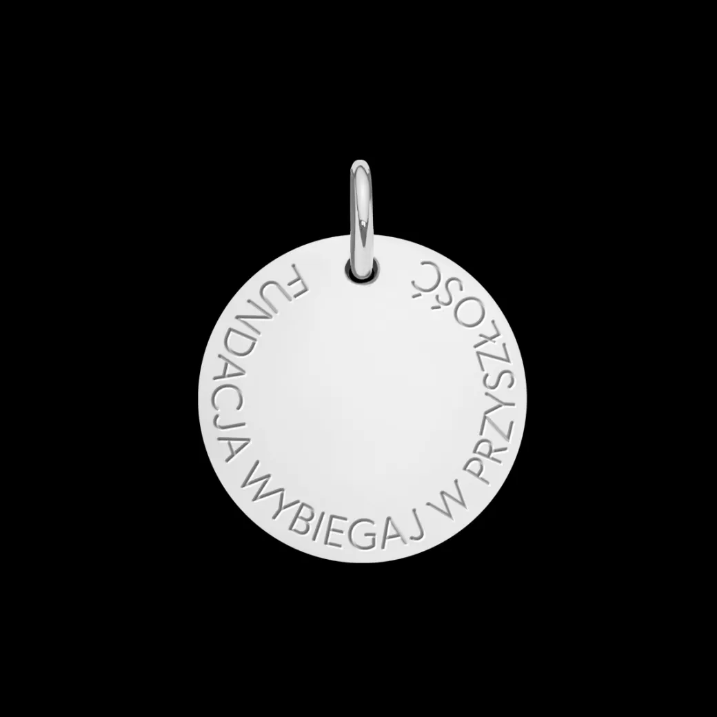 Medalik 1,5 cm, Fundacja wybiegaj w przyszłość, posrebrzany^Lilou Online