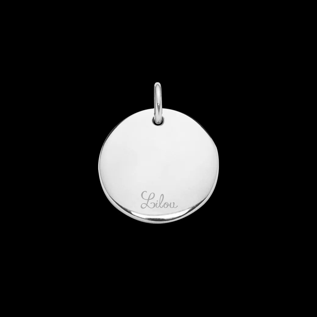 Medalik 1 cm posrebrzany^Lilou Outlet
