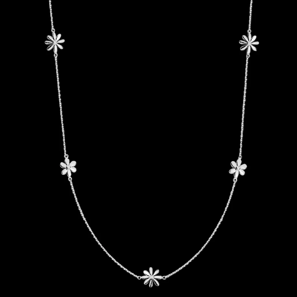 Naszyjnik Flowers srebrny^Lilou Sale