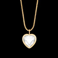 Naszyjnik Hearts z zawieszką Icons z białym kryształem^Lilou Fashion