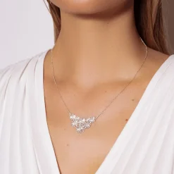Naszyjnik Margaret 8 mini posrebrzany^Lilou Hot