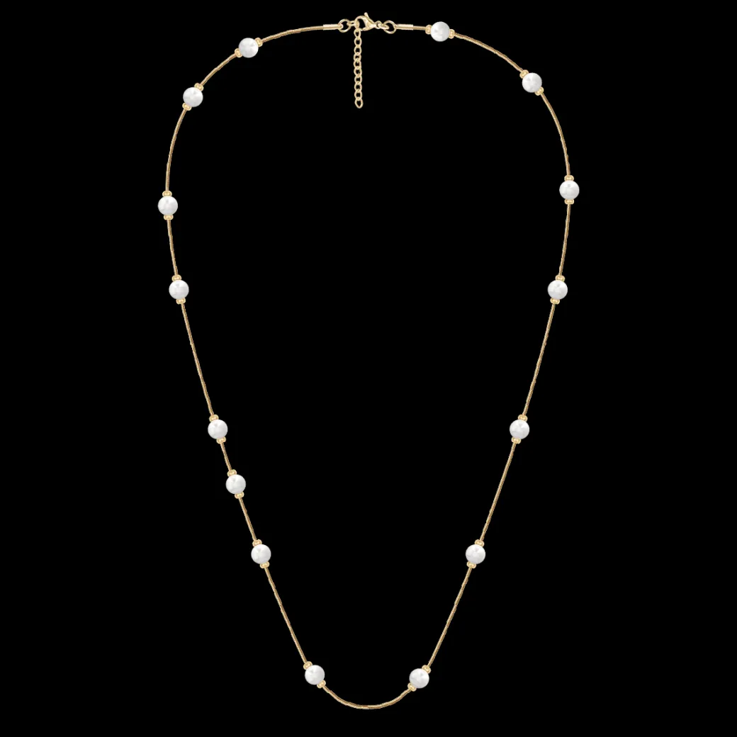 Naszyjnik Pearls pozłacany 60+5 cm^Lilou New