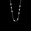 Naszyjnik Pearls pozłacany 40+5 cm^Lilou Sale