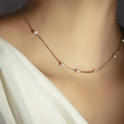 Naszyjnik Pearls pozłacany 40+5 cm^Lilou Sale