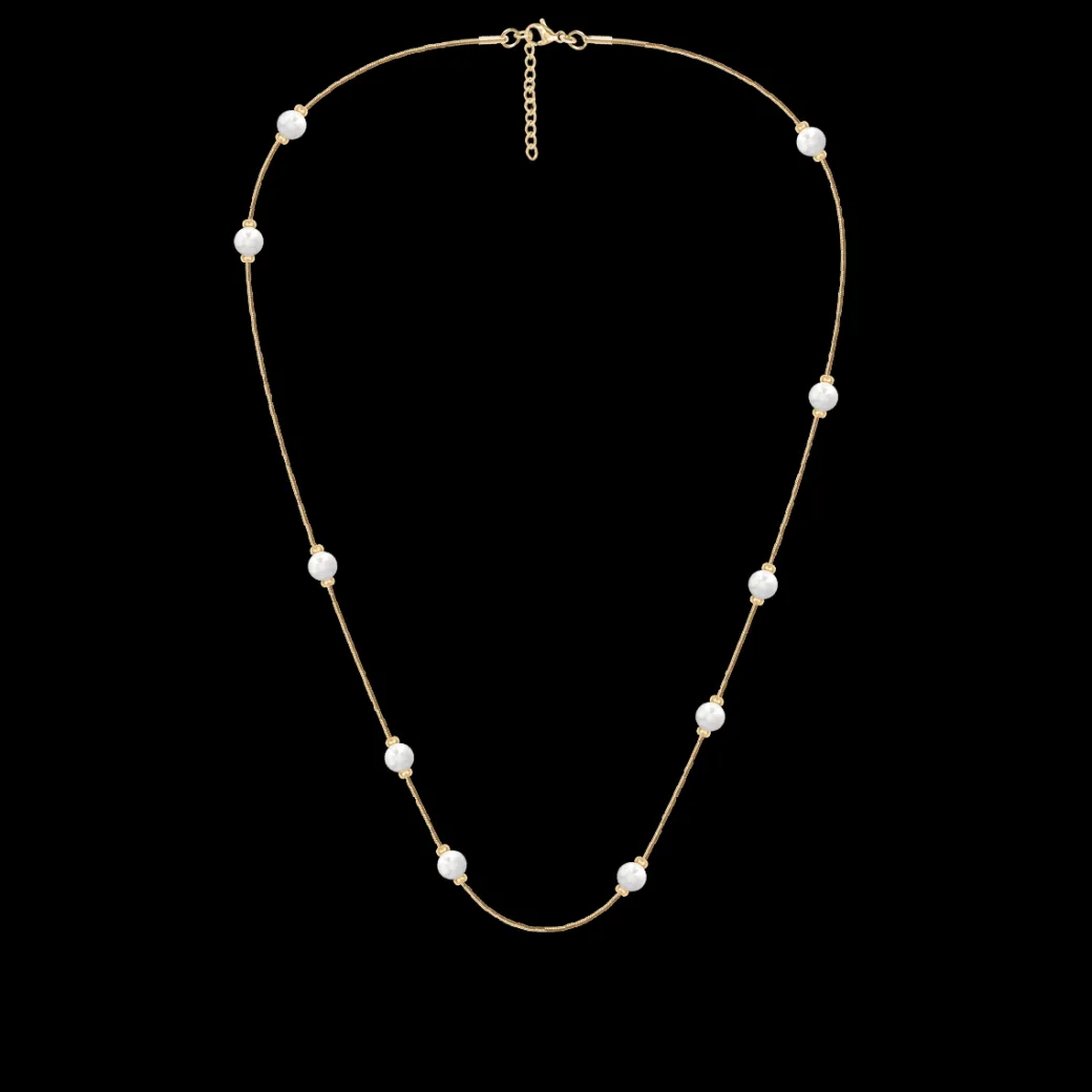 Naszyjnik Pearls pozłacany 40+5 cm^Lilou Sale