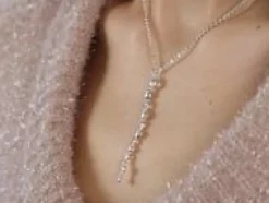 Naszyjnik Sparkling 1 posrebrzany^Lilou Fashion