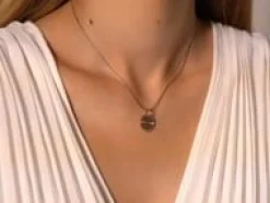 Naszyjnik z pozłacaną zawieszką Boho II na łańcuszku Sublime^Lilou Hot