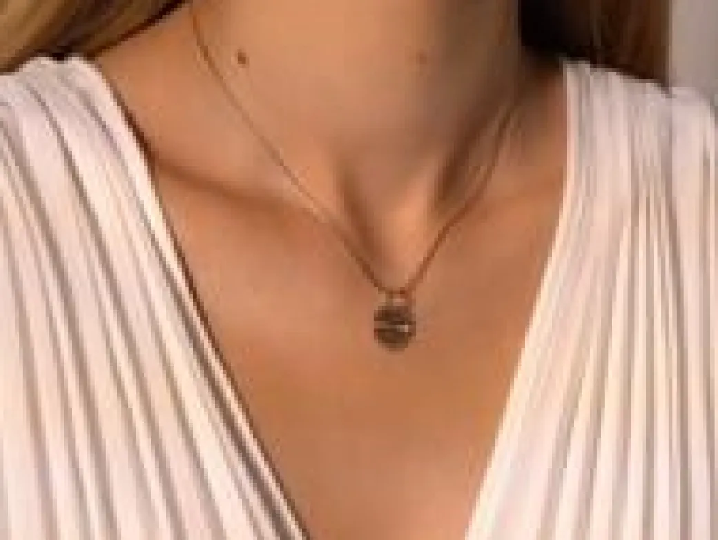 Naszyjnik z pozłacaną zawieszką Boho II na łańcuszku Sublime^Lilou Hot