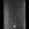 Notes skórzany w kolorze czarnym^Lilou Discount