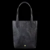 Shopper Mini czarny we wzór skóry strusia^Lilou Best