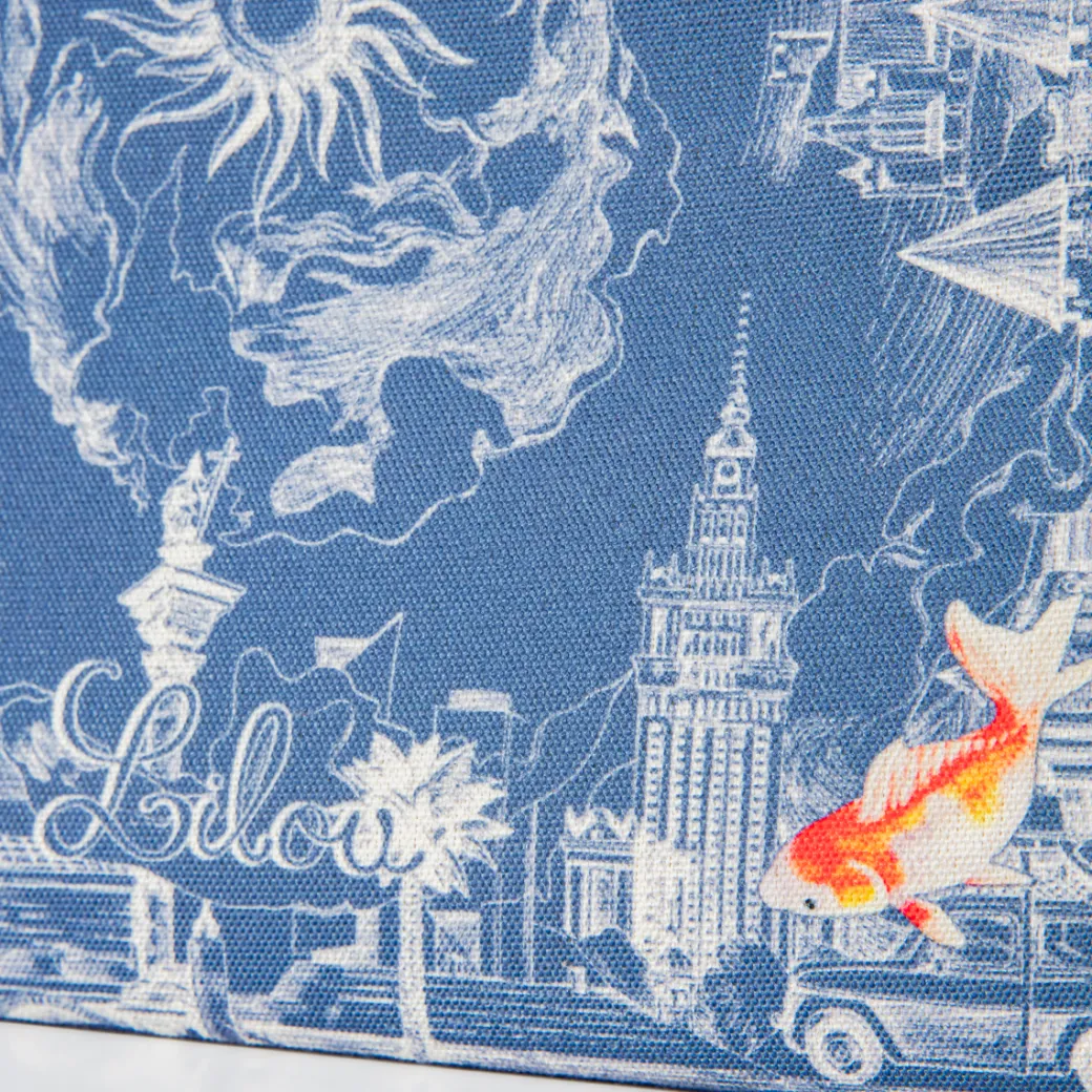 Shopper Opowieść 48.4 z tkaniny Canvas, niebieski^Lilou Discount