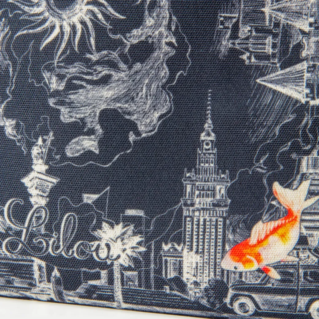 Shopper Opowieść 48.4 z tkaniny Canvas, granatowy^Lilou Hot