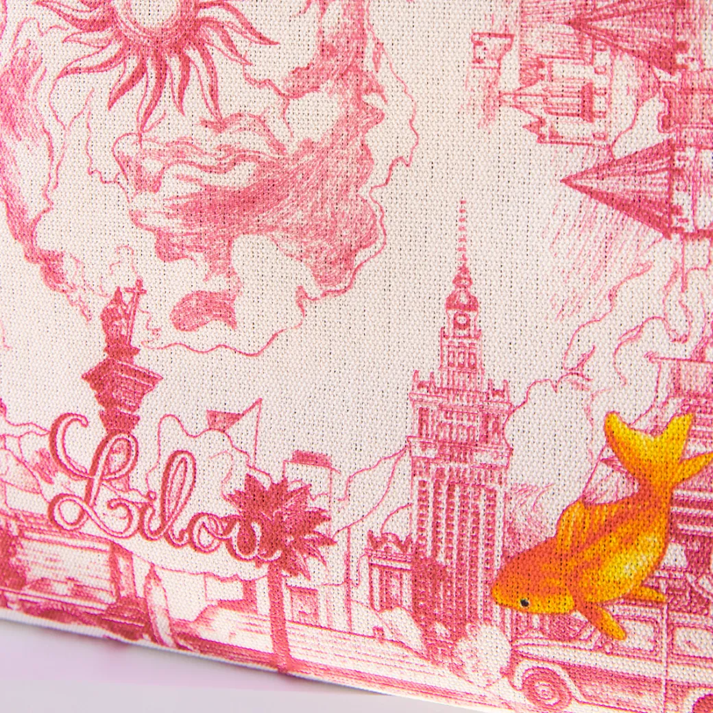 Shopper Opowieść 48.4 z tkaniny Canvas, czerwony^Lilou Fashion