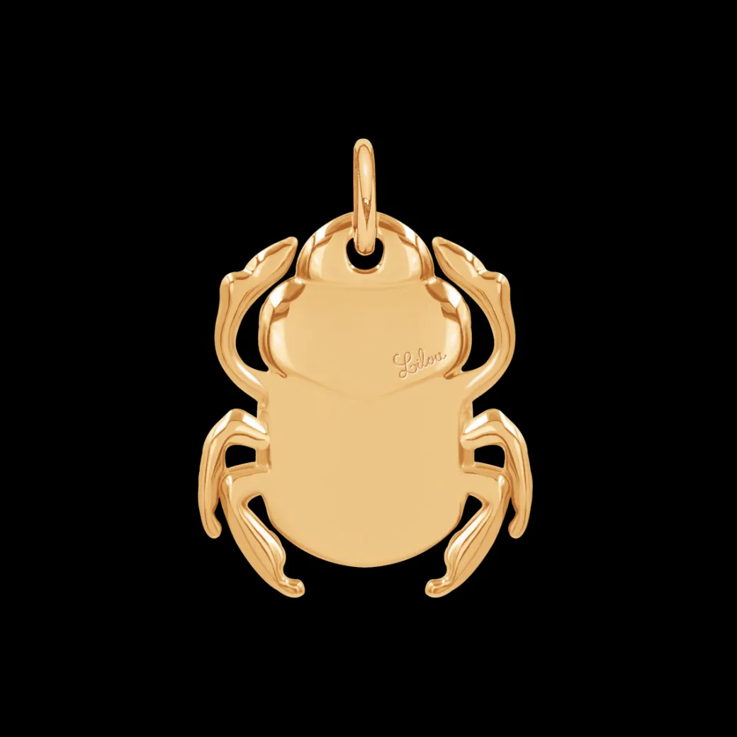 Skarabeusz 1,5 cm pozłacany^Lilou Online