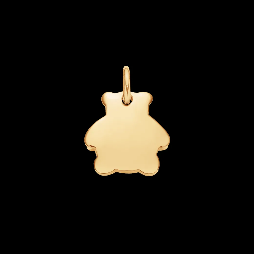 Zawieszka Miś pozłacany 1 cm^Lilou Outlet