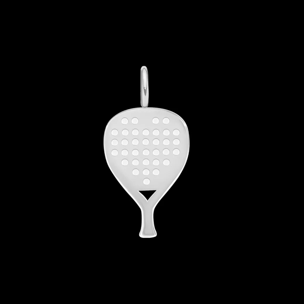 Zawieszka wisząca Rakieta do Padla 1,8 cm, posrebrzana^Lilou Online