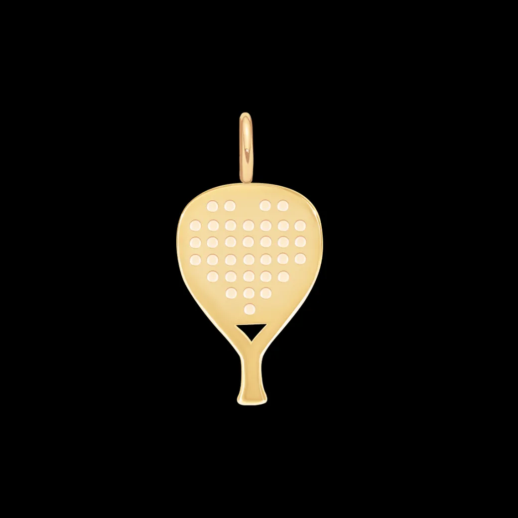 Zawieszka wisząca Rakieta do Padla 1,8 cm, pozłacana^Lilou Discount