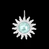 Zawieszka wisząca Soleil 1,2 cm, posrebrzana^Lilou Fashion