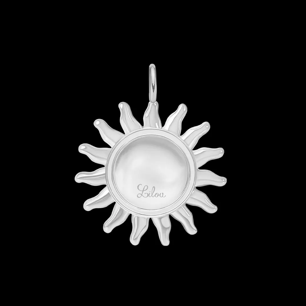 Zawieszka wisząca Soleil 1,2 cm, posrebrzana^Lilou Fashion