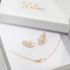 Zestaw Sparkling 2 pozłacany^Lilou Fashion